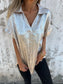 Full Size Collared Neck Short Sleeve Shirt Plus Size nicholesgifts