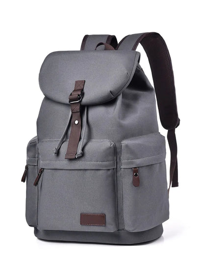 Multi Pockets Adjustable Strap Canvas Backpack Bag nicholesgifts