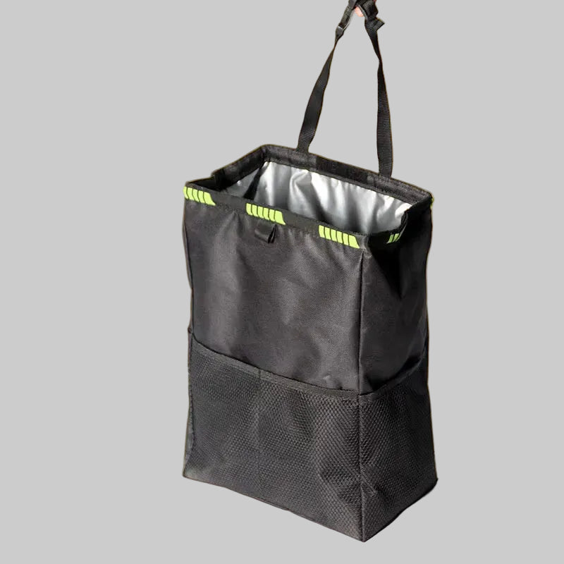 Effortlessly Keep Your Car Clean with Our Waterproof Multifunctional Hangable Trash Bag - Perfect for Seat Back Storage!