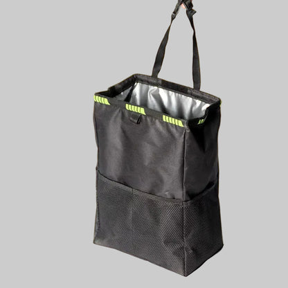 Effortlessly Keep Your Car Clean with Our Waterproof Multifunctional Hangable Trash Bag - Perfect for Seat Back Storage!