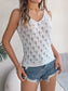 Openwork Wide Strap Knit Vest nicholesgifts