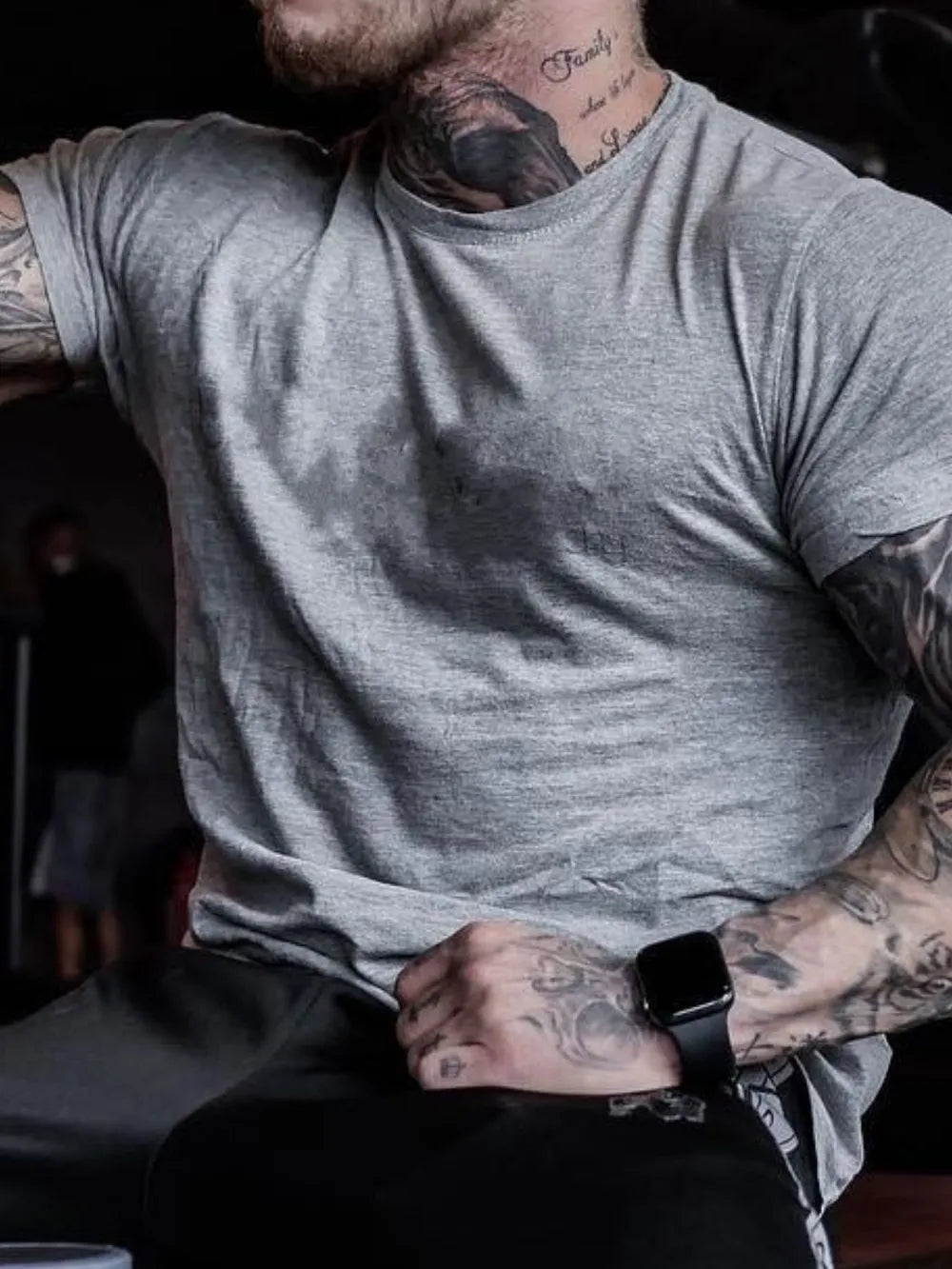 Men's Plus Size Round Neck Short Sleeve T-Shirt NicholesGifts