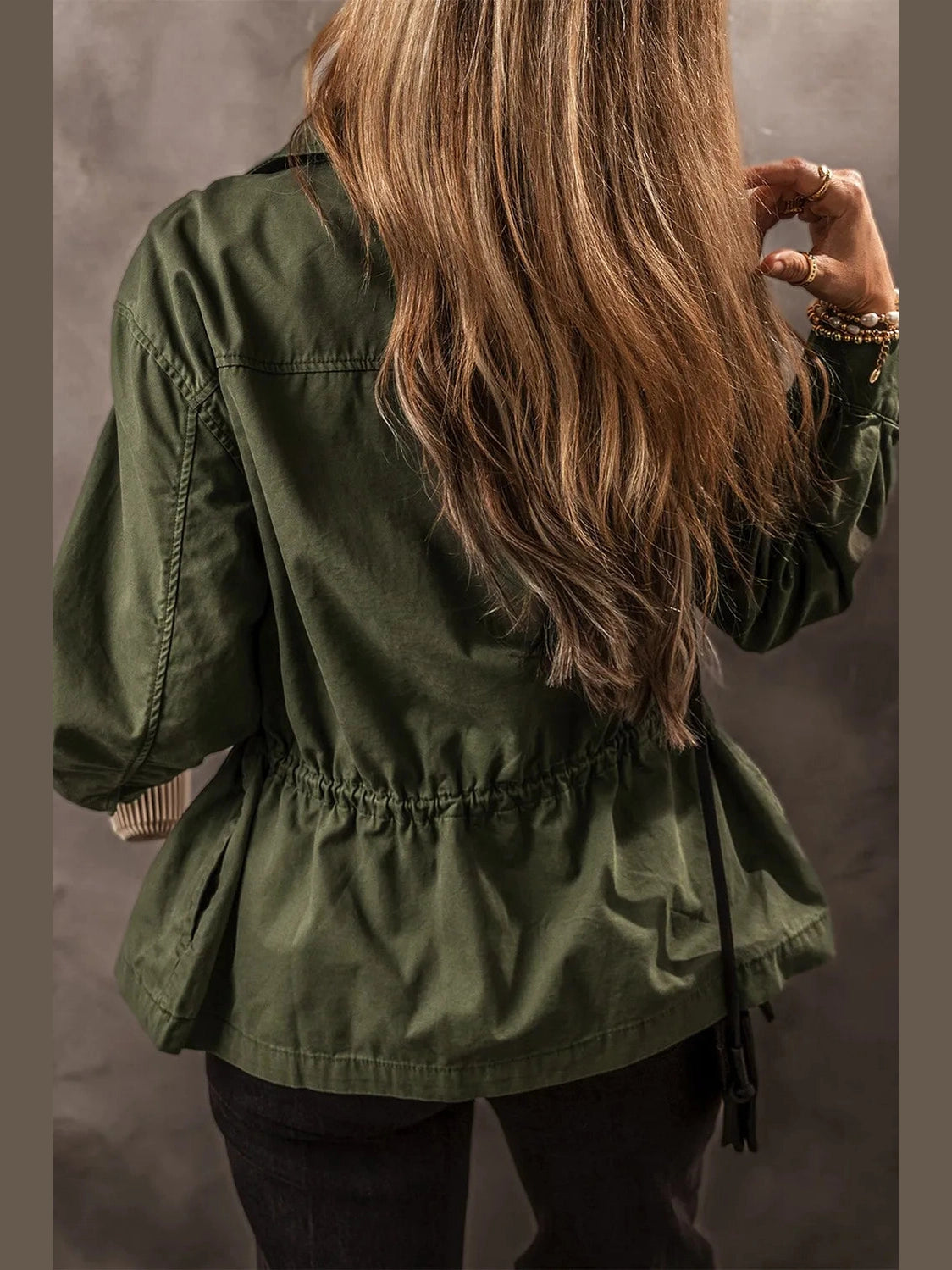 Zip Up Long Sleeve Jacket nicholesgifts