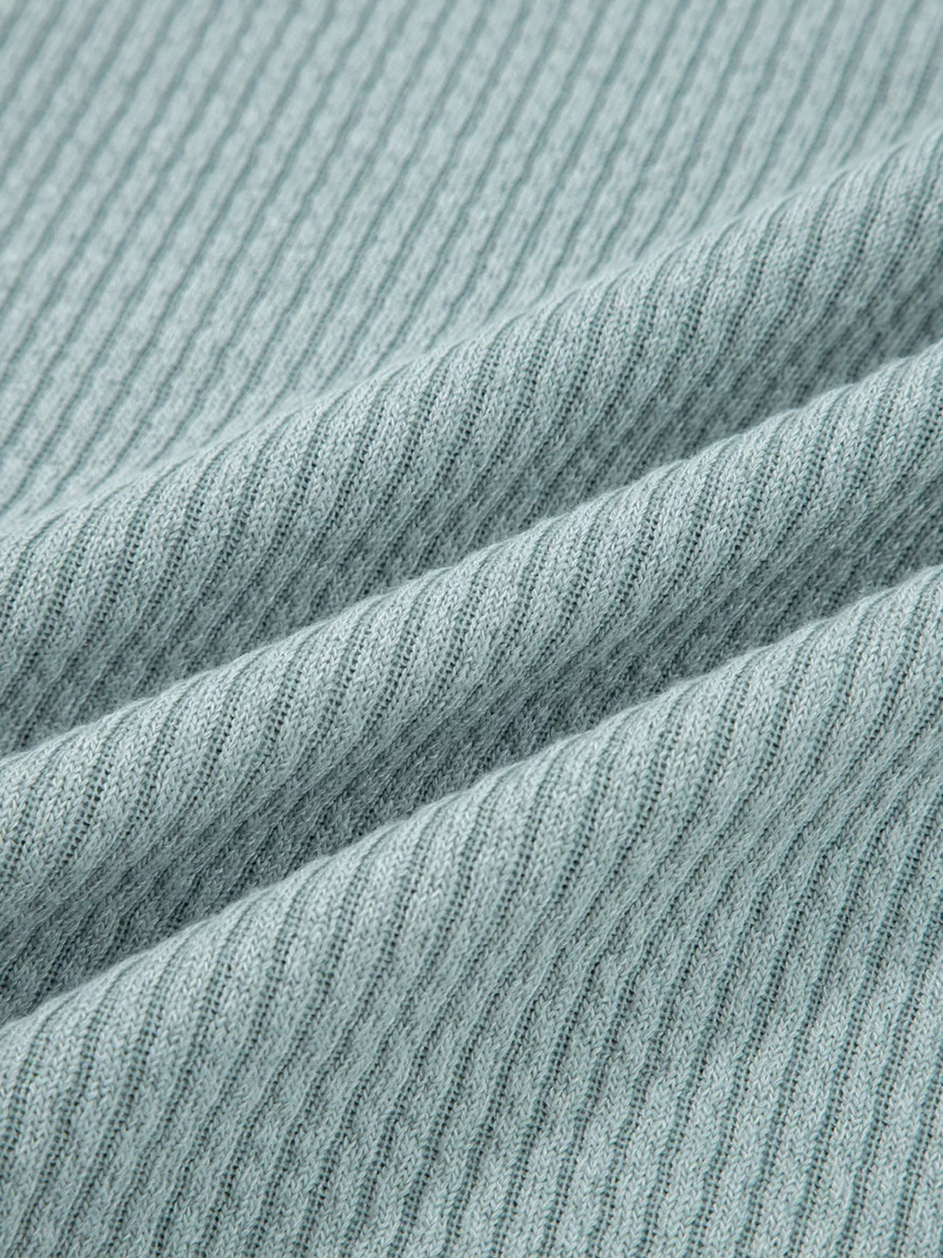 Ribbed Drop Shoulder Knit Hoodie Trendsi