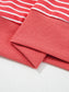 Striped Puff Sleeve Hoodie with Drawstring nicholesgifts