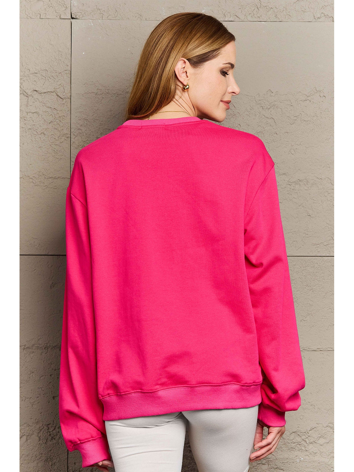 Women Simply Love Full Size Kinda Lazy Round Neck Sweatshirt nicholesgifts