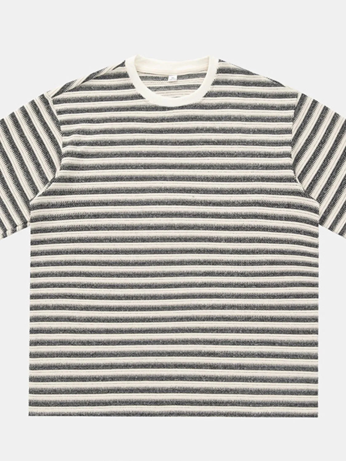 Men's Striped Round Neck Half Sleeve T-Shirt NicholesGifts