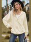Drawstring Zip Up Dropped Shoulder Hoodie nicholesgifts
