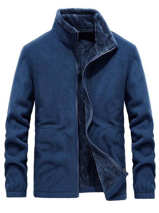 Men's Zip Up Long Sleeve Jacket Trendsi
