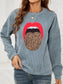 Women Round Neck Dropped Shoulder Mama Graphic Sweatshirt nicholesgifts