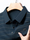 Men's Plus Size Classic Striped Golf Polo Shirt nicholesgifts