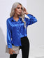Collared Neck Buttoned Long Sleeve Shirt nicholesgifts