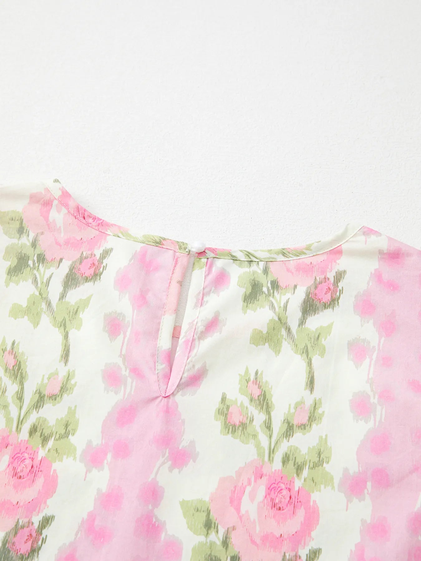 Floral Print Ruffled Sleeve Blouse NicholesGifts