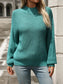 Mock Neck Long Sleeve Sweater nicholesgifts
