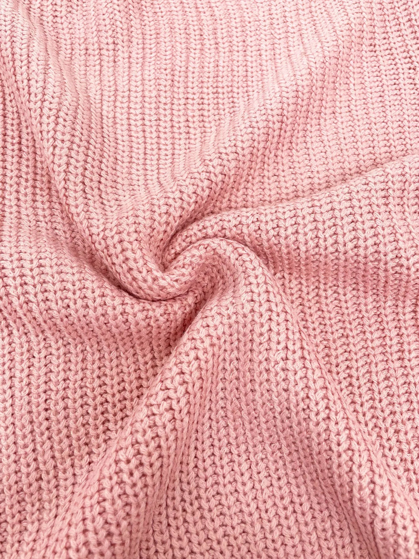 One-Shoulder Ribbed Knit Top with Relaxed Fit