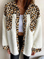 Fuzzy Button Up Long Sleeve Jacket nicholesgifts