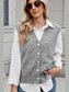 Button Down V-Neck Sweater Vest nicholesgifts