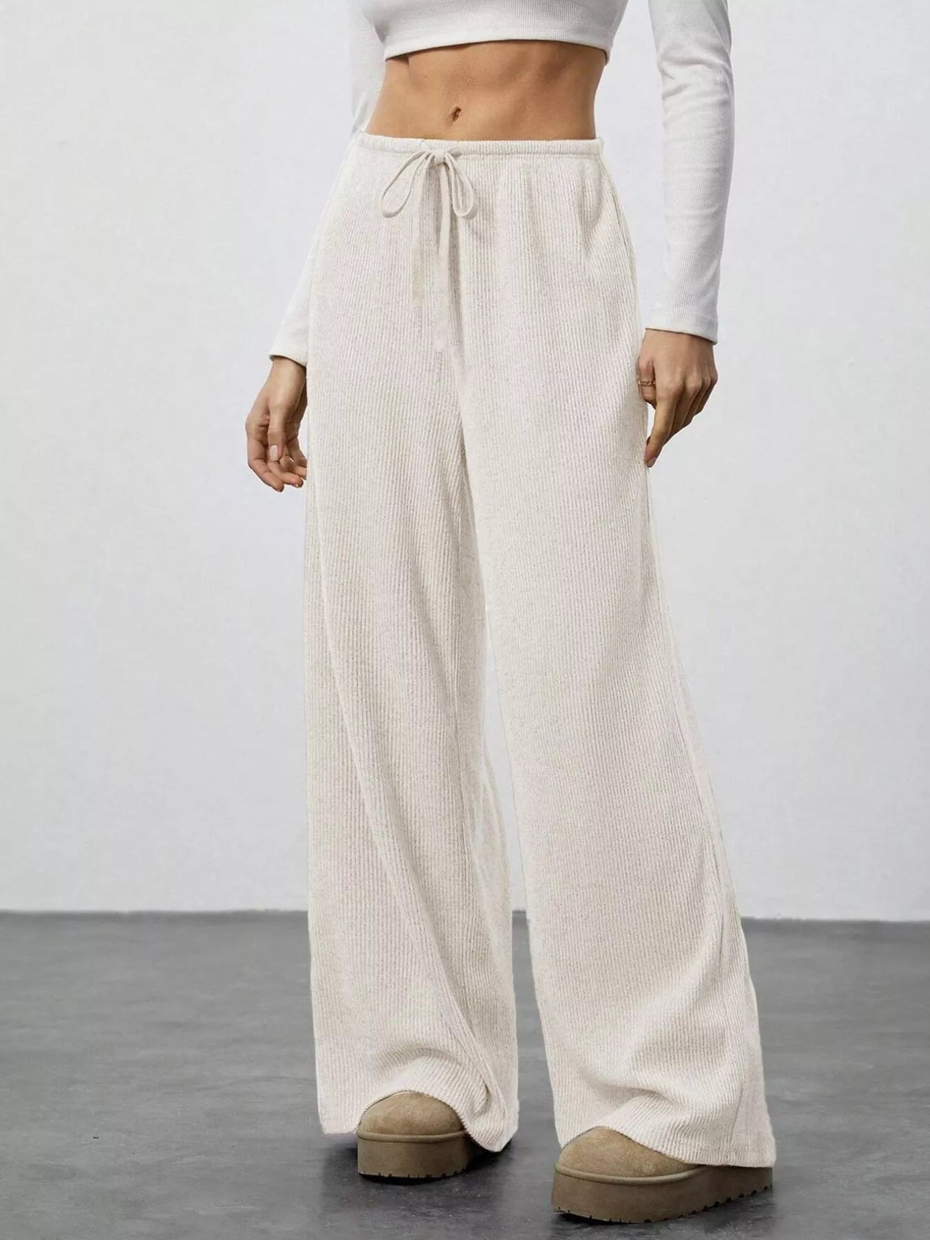 Women Relaxed Fit Drawstring Pants nicholesgifts
