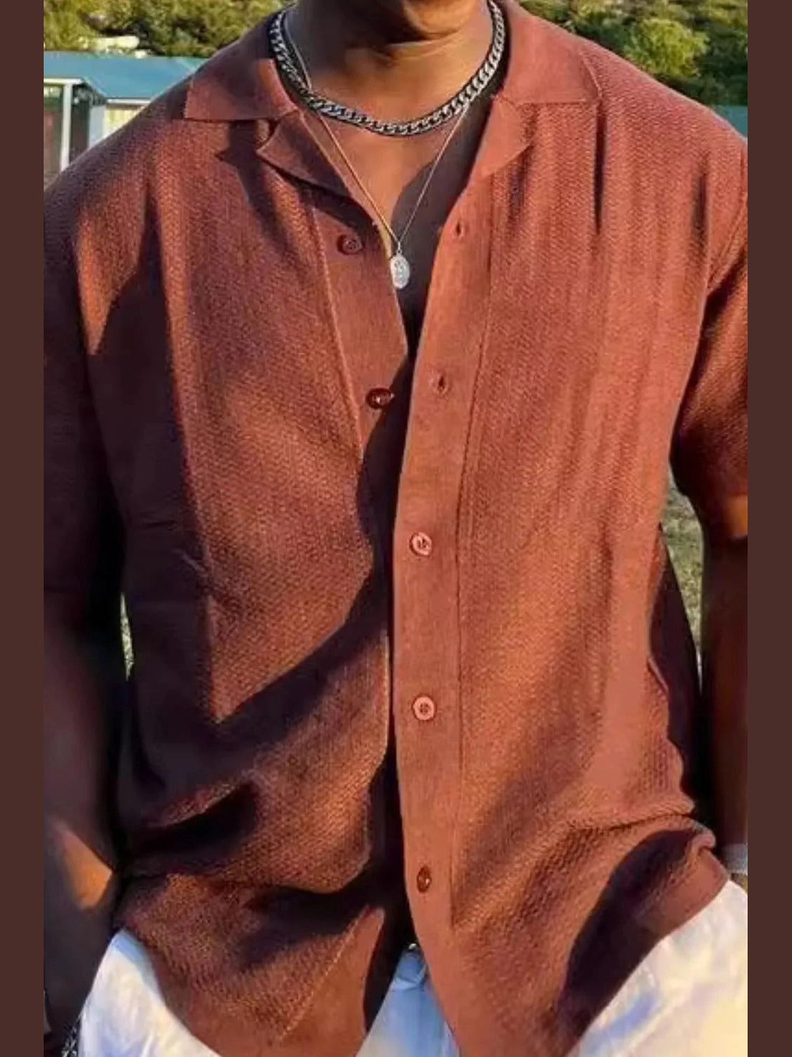 Men's Plus Size Button Down Short Sleeve Shirt NicholesGifts