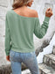 Eyelet Dropped Shoulder Blouse nicholesgifts