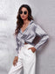 Collared Neck Buttoned Long Sleeve Shirt nicholesgifts
