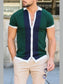 Men's Plus Size Button Down Short Sleeve Shirt nicholesgifts