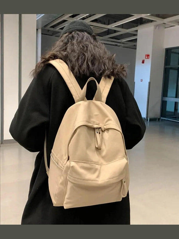Zip Cotton Backpack Bag nicholesgifts