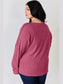 Basic Bae Full Size Ribbed Half Button Long Sleeve T-Shirt nicholesgifts