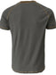 Men's Contrast Trim Henley Polo Shirt nicholesgifts