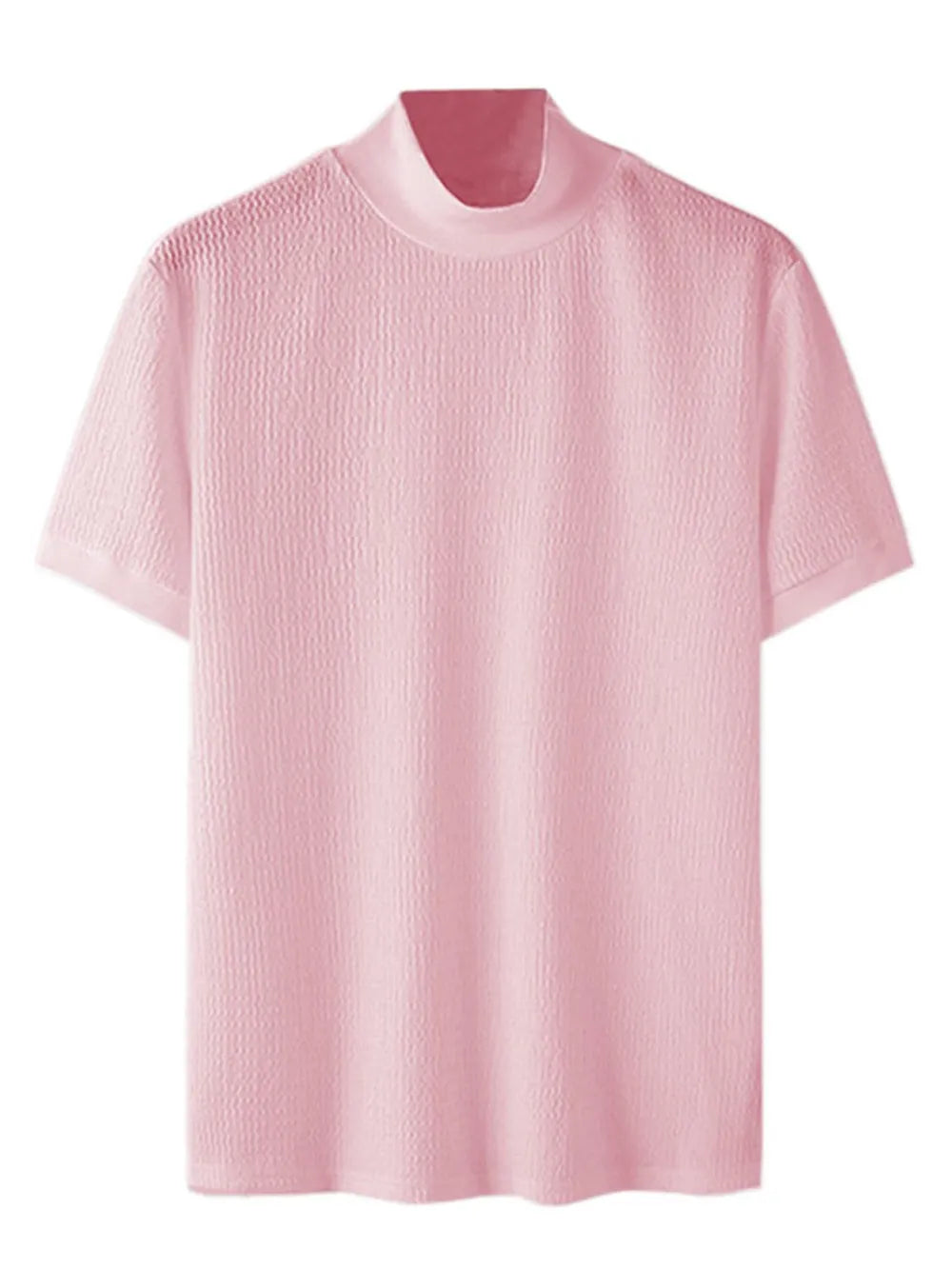 Men's Full Size Mock Neck Short Sleeve T-Shirt Plus Size NicholesGifts