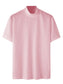 Men's Full Size Mock Neck Short Sleeve T-Shirt Plus Size nicholesgifts
