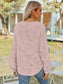 V-Neck Long Sleeve Blouse nicholesgifts