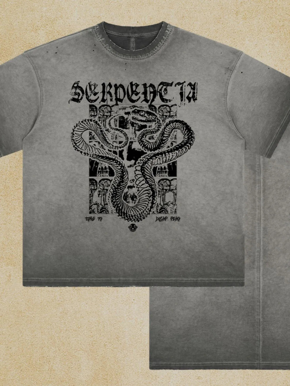 Men's Graphic Round Neck Half Sleeve T-Shirt Trendsi