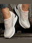 Women Rhinestone Embellished Wedge Sneakers nicholesgifts
