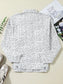 Leopard Button Up Long Sleeve Denim Jacket nicholesgifts