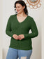 Basic Bae Full Size Ribbed V-Neck Long Sleeve T-Shirt nicholesgifts