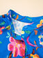 Floral Print Button-Up Short Sleeve Shirt nicholesgifts