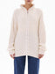 Ribbed Half Zip Long Sleeve Sweater nicholesgifts