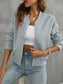 Zip Up Long Sleeve Jacket nicholesgifts