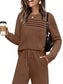 Full Size Long Sleeve Round Neck Top and Pants Set Plus Size nicholesgifts