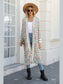 Women Open Front Fringe Hem Cardigan Sweater nicholesgifts