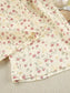 Floral Print Button-Down Top and Pants Lounge Set nicholesgifts