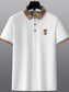 Men's Plus Size Classic Plaid Collar Casual Polo Shirt nicholesgifts