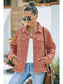 Distressed Raw Hem Denim Jacket nicholesgifts