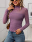 Mock Neck Long Sleeve Top nicholesgifts