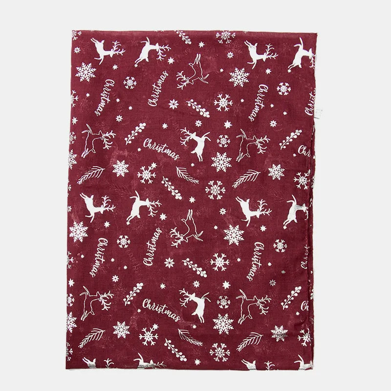 Christmas Element Polyester Scarf Trendsi