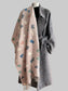 Women Heart Patterned Tassel Scarf Valentine's Day Gift For Her nicholesgifts