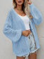 Openwork Button Front Cardigan nicholesgifts