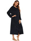 Zip Front Hooded Night Dress with Pockets nicholesgifts