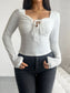 Devine Tied Long Sleeve T-Shirt nicholesgifts